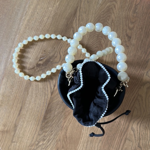 Lele Sadoughi Dallas Bag Pearl - Picture 2 of 6